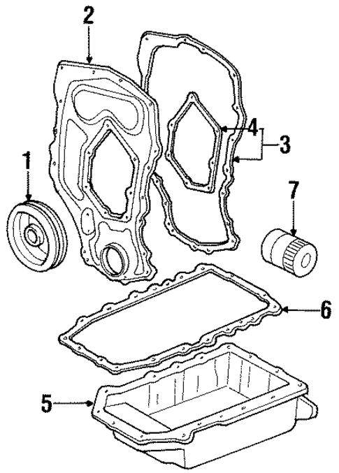 Engine Parts for 1996 Oldsmobile Achieva #0