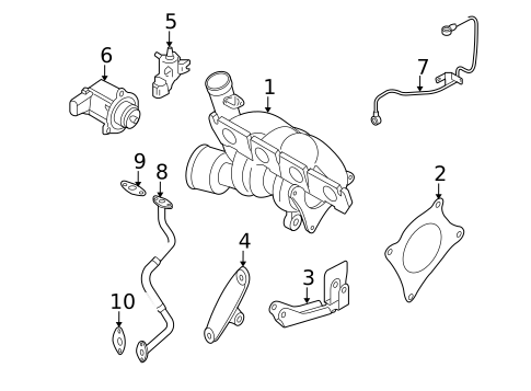 Emission Components for 2006 Volkswagen GTI #1