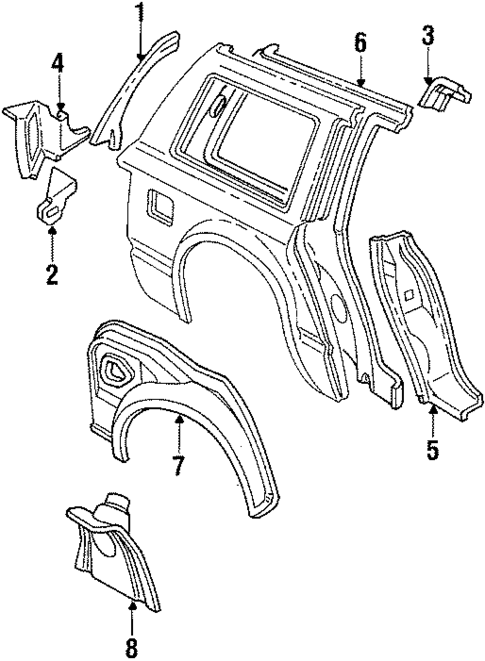 Inner Components for 1985 Ford Escort #0