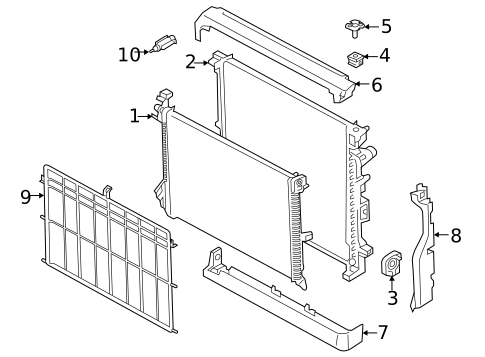 Radiator & Components for 2020 BMW X5 #4