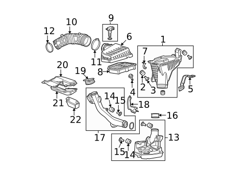 Air Intake for 2008 Honda Accord #0