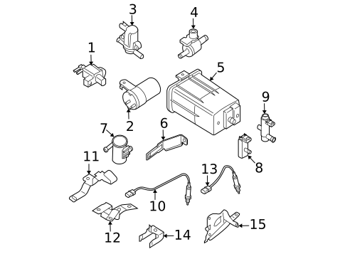 Emission Components for 2023 Nissan TITAN #51