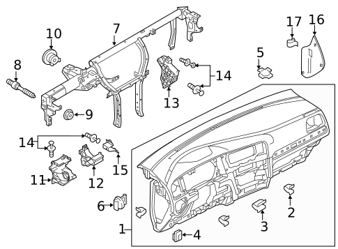 Instrument Panel for 2015 Volkswagen GTI #0