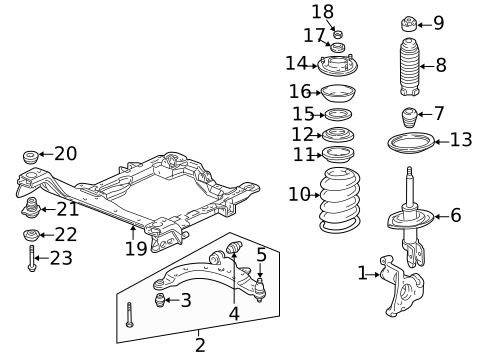 Suspension Components for 2007 Saturn Relay #0
