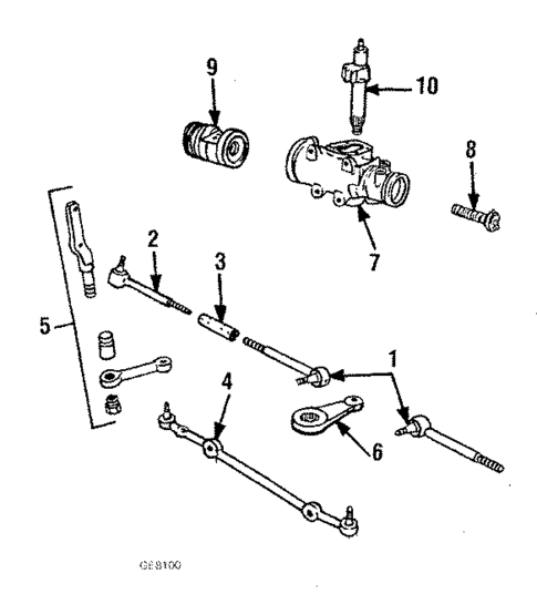 Steering Gear & Linkage for 1986 GMC Caballero #1