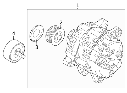 Alternator for 2024 Kia Carnival #1