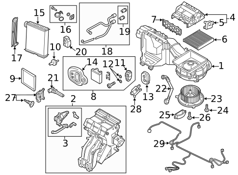 Evaporator & Heater Components for 2015 Volkswagen Golf #30