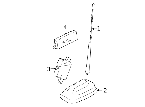 Antenna & Radio for 2024 Mini Cooper Countryman #2