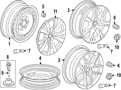 Wheels for 2025 Honda Civic #0