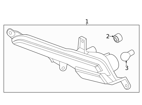 Backup Lamps for 2023 Kia Sorento #1