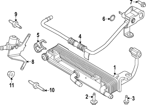 Trans Oil Cooler for 2024 Ford Mustang #2