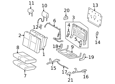 Third Row Seats for 2014 Toyota Sequoia #2
