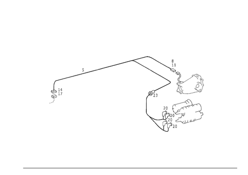 Fuel Pump Cable for 1989 Mercedes-Benz 300TE #0