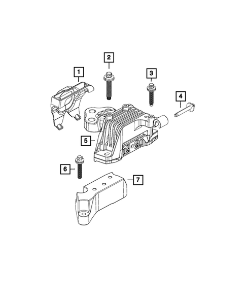 Engine Mounting for 2022 Jeep Cherokee #7