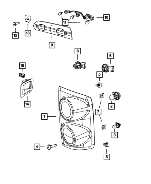 Lamps-Interior and Exterior for 2009 Dodge Ram 2500 #1