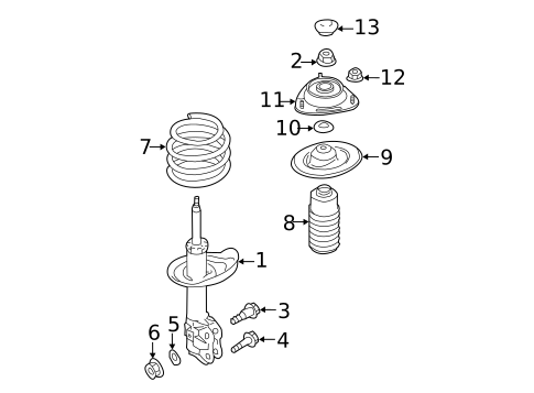 Suspension, Springs & Related Components for 2020 Subaru WRX #0