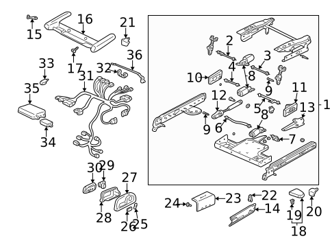 Power Seats for 2004 Cadillac DeVille #0