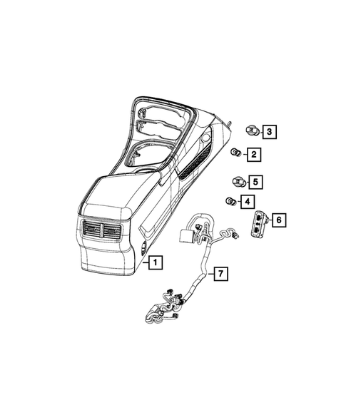 Wiring-Instrument Panel for 2019 Dodge Challenger #1