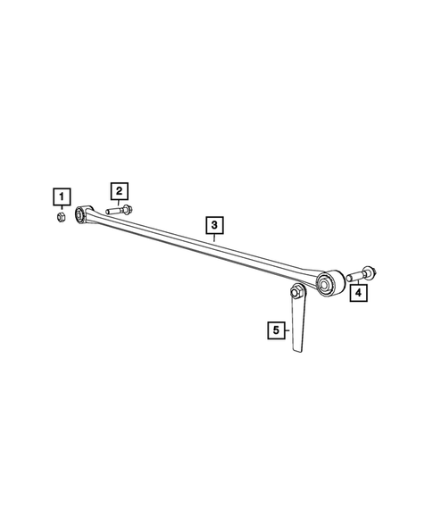 Rear Stabilizer Bar for 2018 Ram 2500 #1