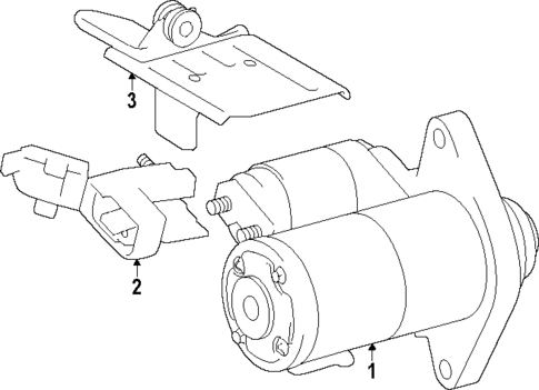 Starter for 2025 Toyota Sequoia #1
