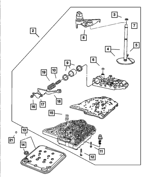 Valve Body for 2006 Dodge Caravan #0