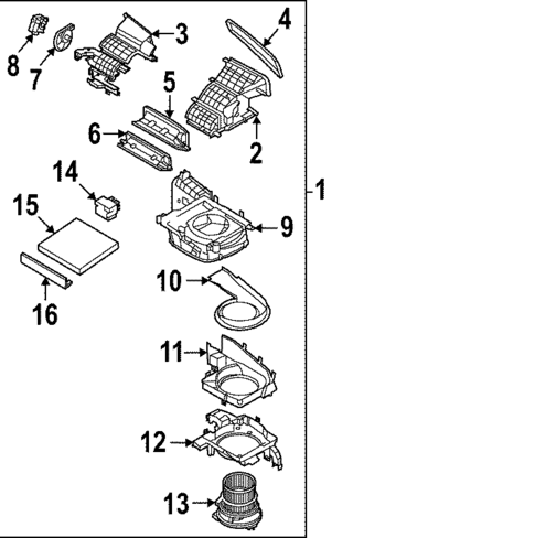 Blower Motor & Fan for 2024 Kia Sportage #0