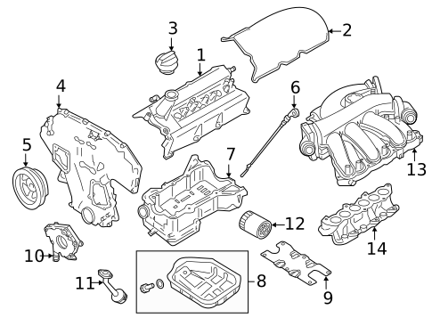 Engine Parts for 2023 Nissan Pathfinder #3