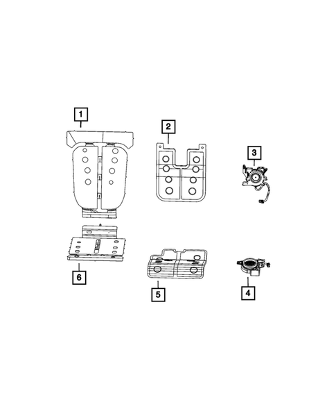 Rear Seats - Second Row Adjusters, Recliners, Shields and Risers for 2023 Jeep Grand Cherokee L #5