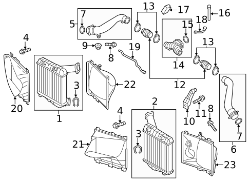 Intercooler for 2017 Porsche Cayenne #0