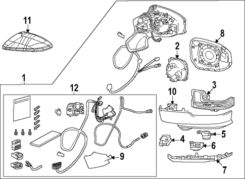 Mirrors for 2025 Toyota Crown Signia #0