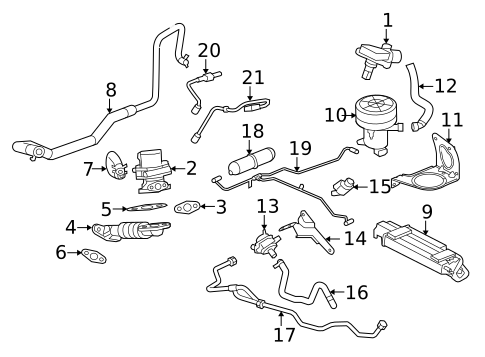 Emission Components for 2009 Jaguar XF #0