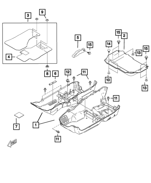 Carpets, Floor Mats, Load Floor, and Silencers for 2019 Fiat 124 Spider #2