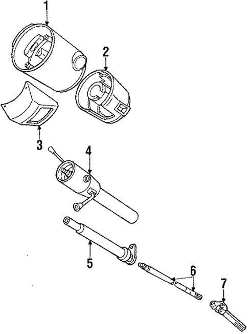 Shaft & Internal Components for 1988 Dodge 600 #1