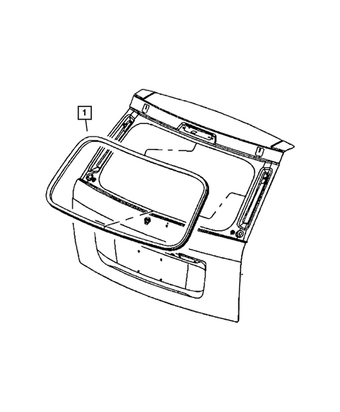 Weatherstrips and Seals for 2009 Jeep Grand Cherokee #2