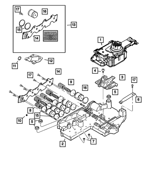 Valve Body for 2003 Jeep Grand Cherokee #0