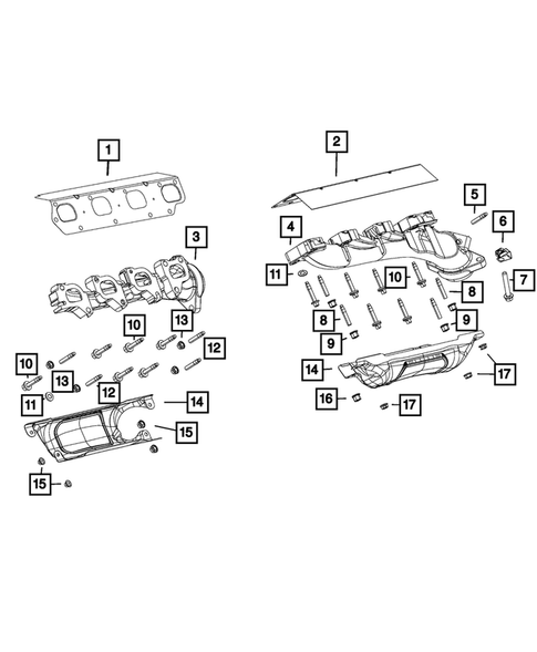 Manifolds and Vacuum Fittings for 2023 Ram 3500 #1