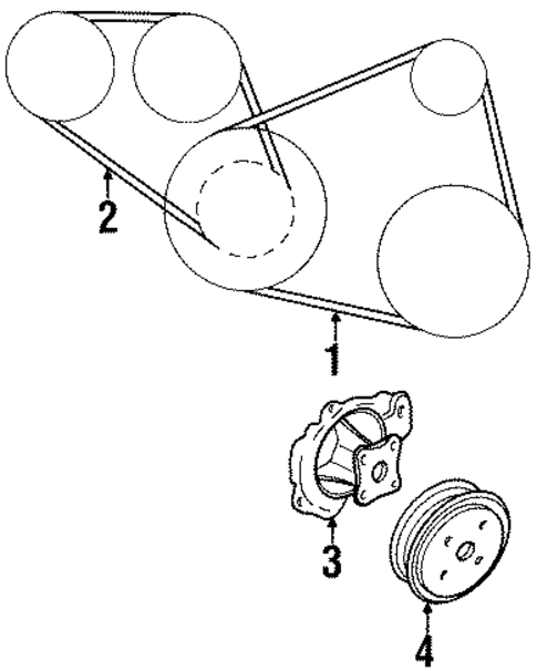 Water Pump for 1995 Nissan 200SX #0