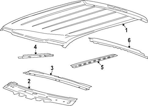 Roof & Components for 2022 Ford F-150 #0