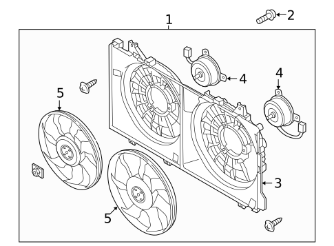 Cooling Fan for 2014 Mazda 3 #1