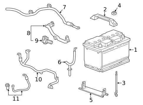 Battery for 2014 Chevrolet Corvette #0