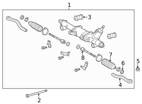 Steering Gear & Linkage for 2023 Lexus RC300 #1