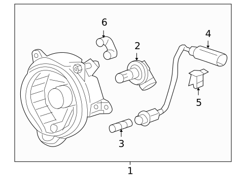 Bulbs - Chassis for 2006 Porsche Cayman #1