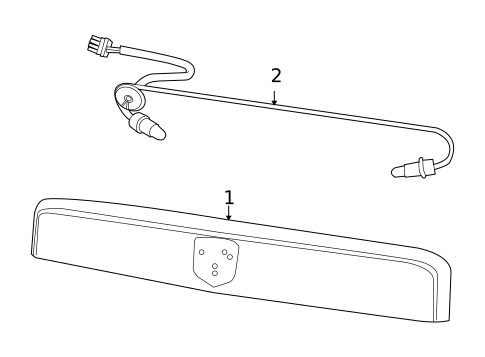 License Lamps for 2011 Dodge Nitro #0