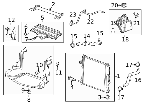 Radiators, Coolers & Related Components for 2016 Cadillac CTS #0
