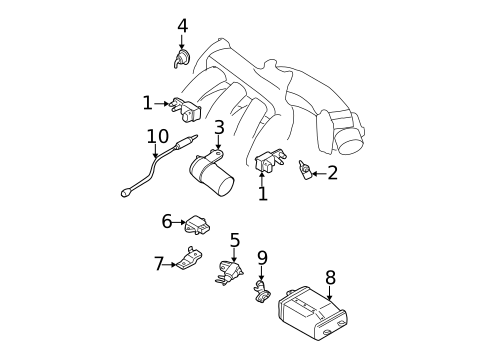 Emission Components for 2023 Nissan TITAN #45