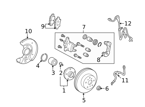 Front Brakes for 2008 Scion xD #0