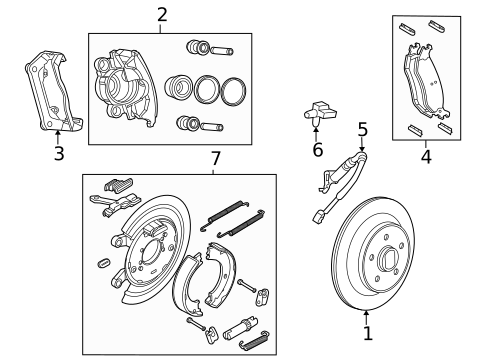 Rear Brakes for 2008 Dodge Ram 1500 #3