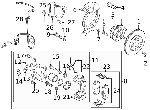 Anti-Lock Brakes for 2018 Hyundai Elantra GT #1