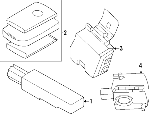 Keyless Entry Components for 2025 Mazda CX-70 #0