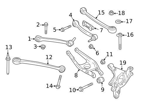 Rear Suspension for 2017 BMW M4 #1